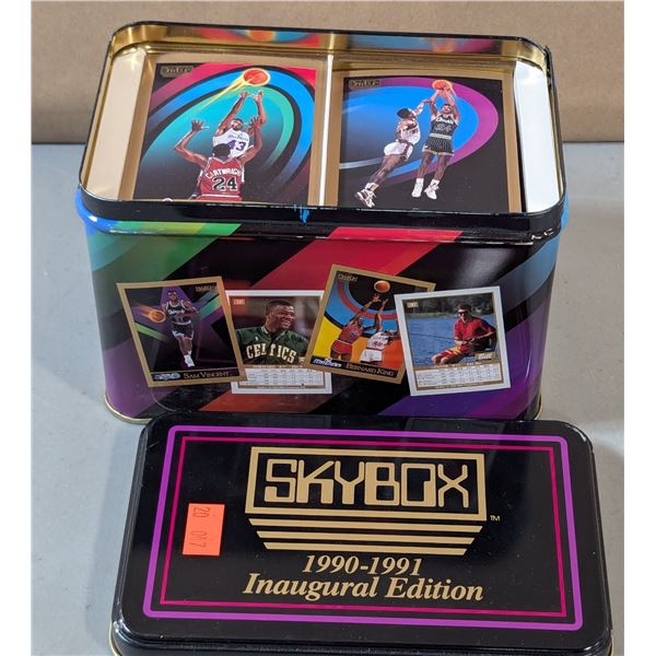 VTG SkyBox Inaugural Edition Basketball Card Tin Set