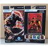 Image 2 : McFarlane DC Multiverse Action Figure Lot Deathstroke & Batman