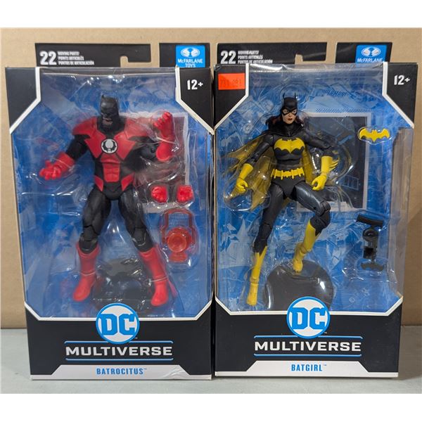 McFarlane DC Multiverse Action Figure Lot Batrocitus & Batgirl