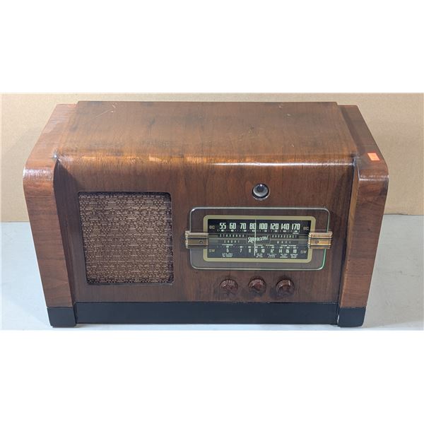 VTG Marconi Wooden Tube Radio
