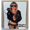 Image 1 : VTG OSP Publishing Heavy Metal Rocker Girl Poster Framed
