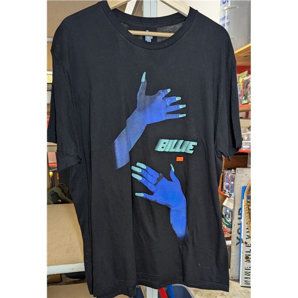 Billie Eilish Hands Face Graphic T-Shirt Tour Merch
