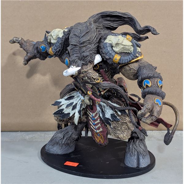 World of Warcraft Tauren Chieftain Resin Statue Custom Painted Horde Collectible