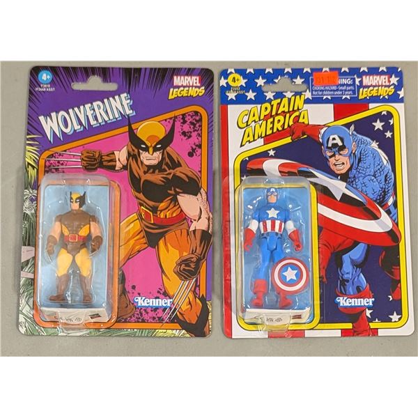 Hasbro Marvel Legends Retro 375 Wolverine & Captain America