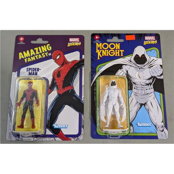 Hasbro Marvel Legends Retro 375 Spiderman & Moon Knight