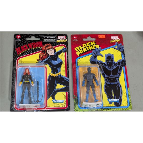 Hasbro Marvel Legends Retro 375 Black Widow & Black Panther