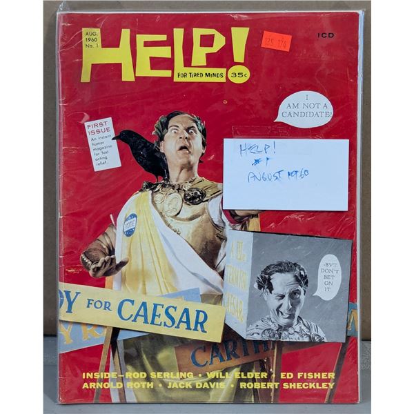 VTG 1960 Help! Magazine Vol. 1 No. 1 First Issue - Sid Caesar Cover
