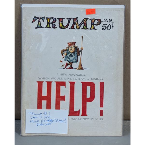 VTG 1957 Trump Magazine #1 First Issue - Harvey Kurtzman / Hugh Hefner