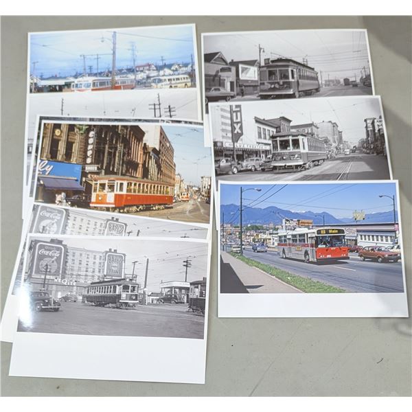 VTG Vancouver BC Historic Streetcar & Trolley Bus Photograph Collection