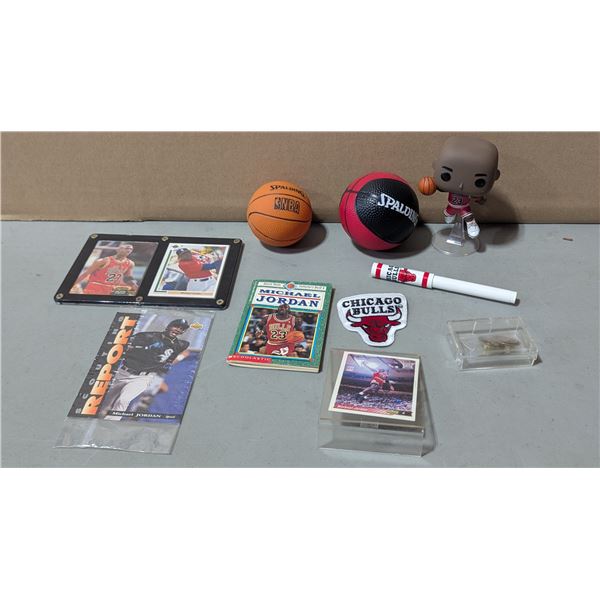 Variety Lot w/ Assorted Michael Jordan Memorabilia, Pop Funko & More