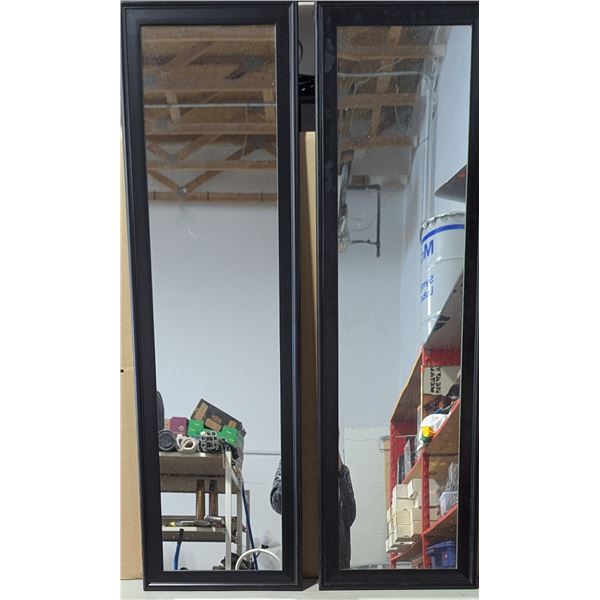 Set of Two Framed Stand-up / Hang Mirrors
