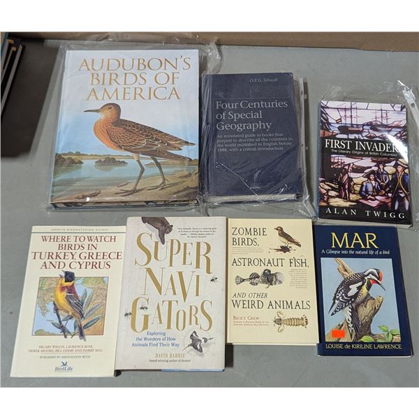VTG Lot of Assorted Nature / Bird Watching / Animal Books