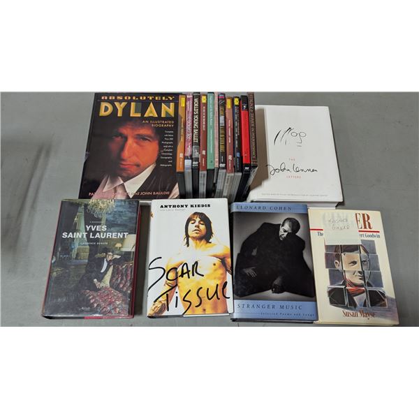 VTG Lot of Assorted Entertainment Books & DVD's w/ Scar Tissue, The Golden Age, & More