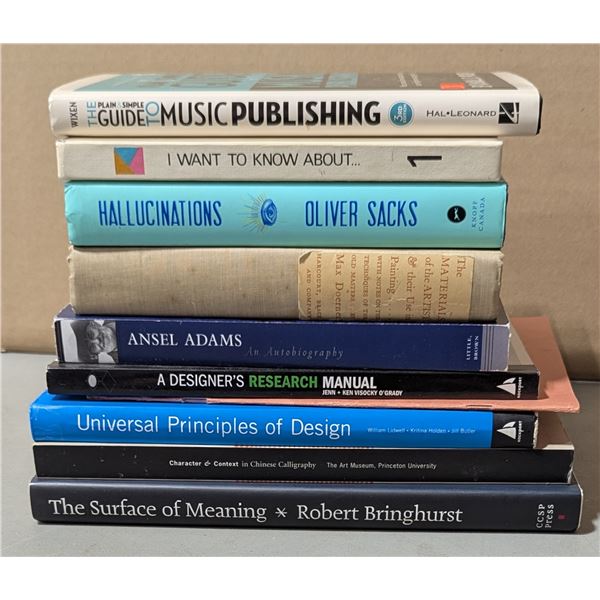 VTG Lot of Assorted Books w/ Universal Principles of Design & More