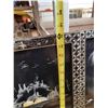 Image 6 : Lot of Four VTG Asian Black Lacquer Wall Panels
