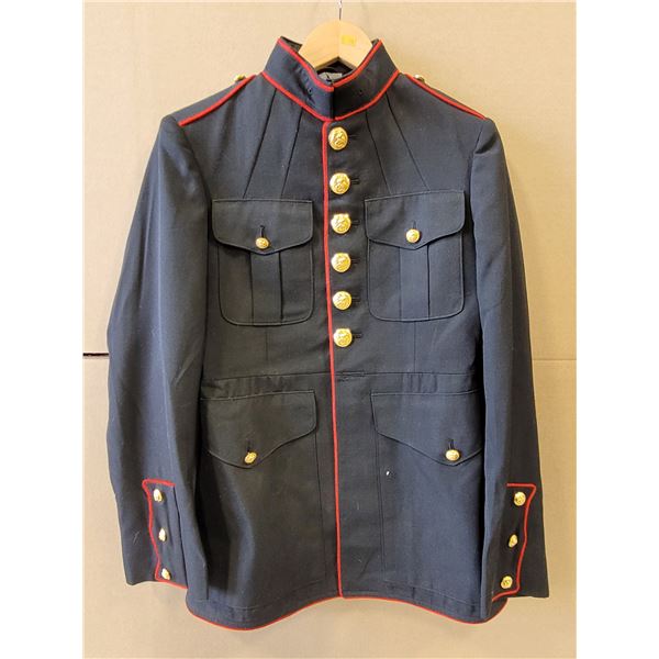Vintage Authentic US Marine Corps Dress Blues Tunic Jacket