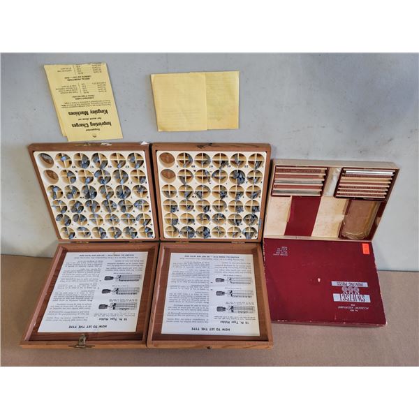 VTG Letterpress Hot Stamping Type Lot Kingsley & Swiftset