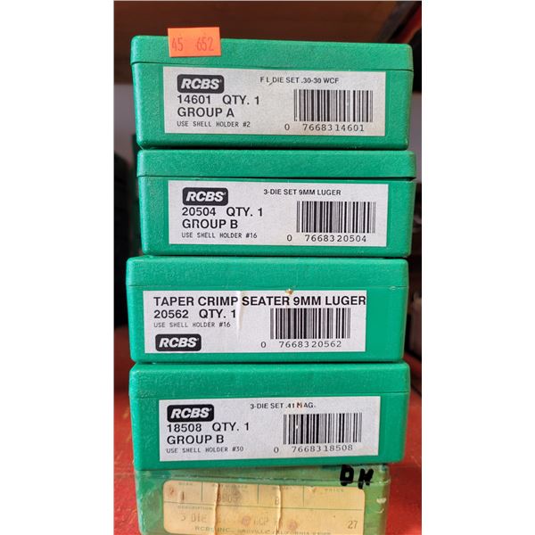 VTG RCBS Reloading Die Sets Lot