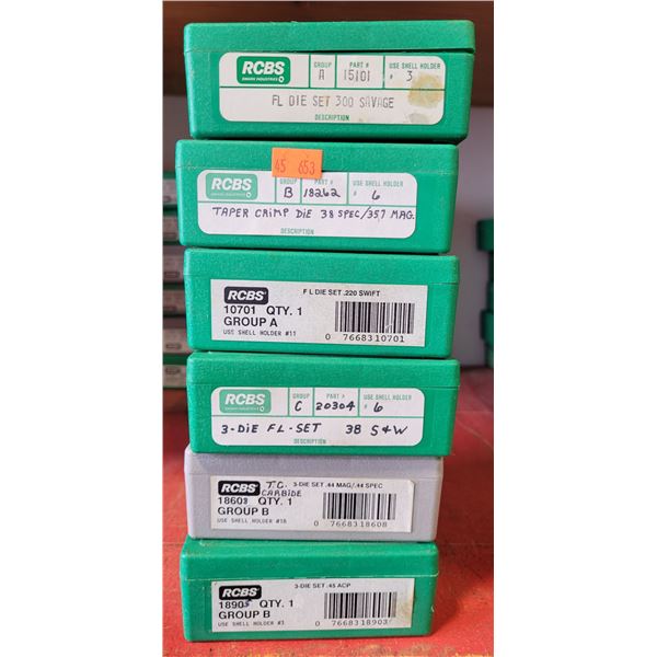 VTG RCBS Reloading Die Sets Lot
