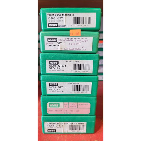 VTG RCBS Reloading Die Sets  Lot