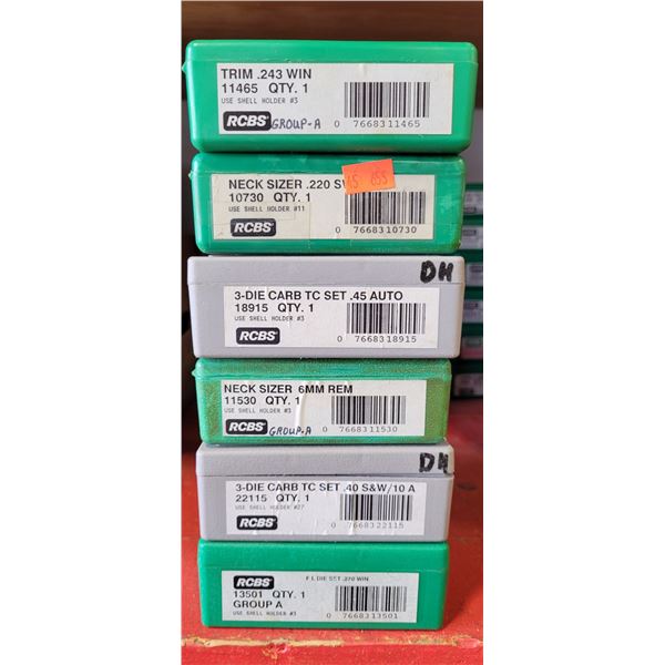 VTG RCBS Reloading Die Sets Lot