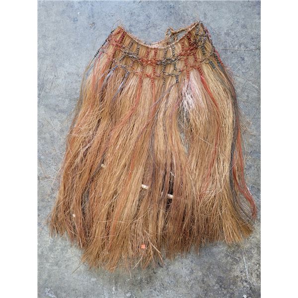 Indigenous Style Woven Natural Fiber Dance Skirt