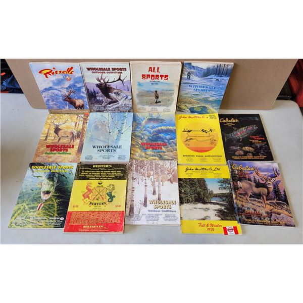 VTG Asssorted Book / Magazine Lot w/ Wholesale Outdoor Sports, Cabela's, & More
