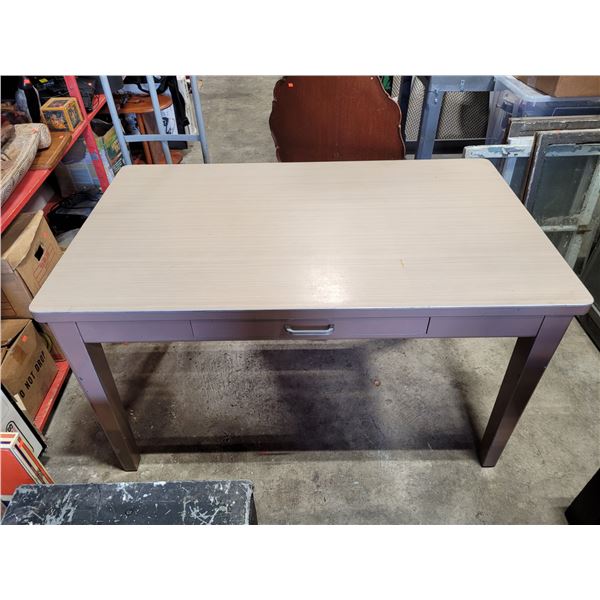 VTG Steel Equipment Co Metal Office Desk Mid