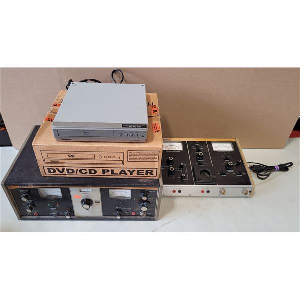 VTG Lot w/ BK Precision 2040 Signal Generator & 1040 Servicemaster w/ Symphonic DVD Player
