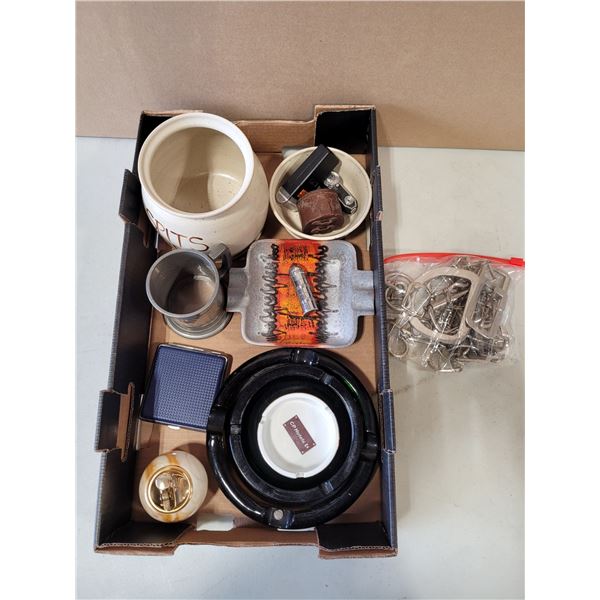 Variety Lot w/ Tankard, Jar, Decorative Dish & More