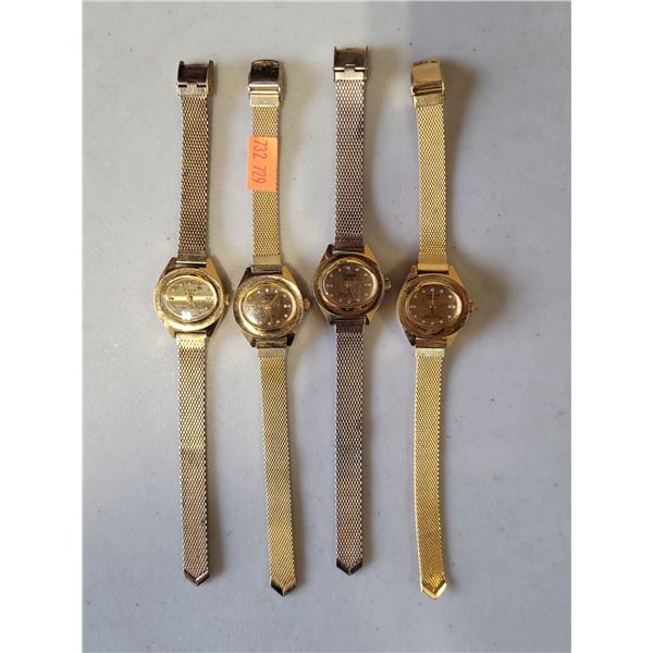 VTG Lot of Longreene & Geneva Ladies Watches