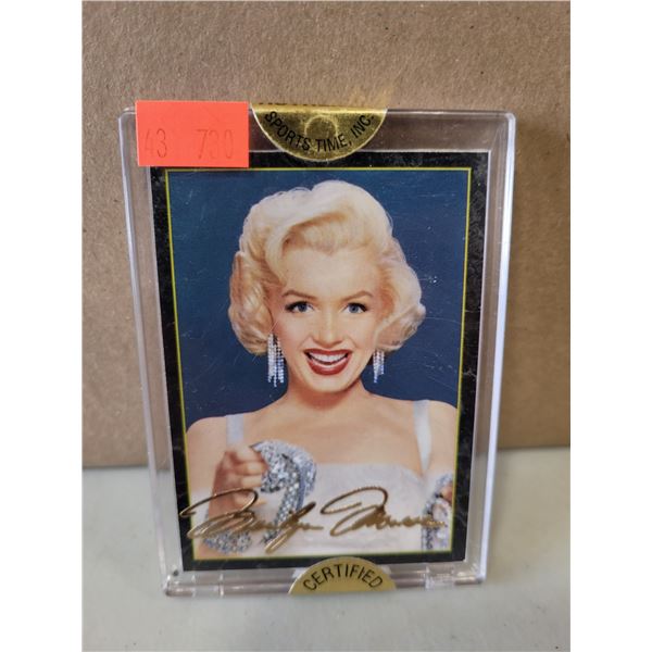 VTG 1995 Sports Time Marilyn Monroe Series II Trading Card