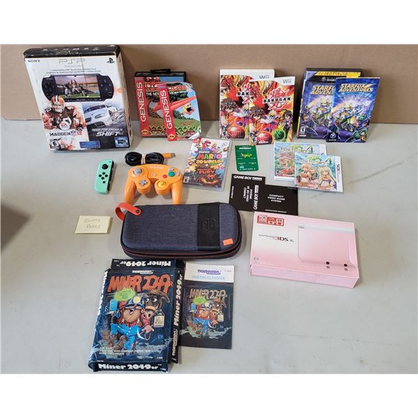 Mixed VTG & Modern Gaming Lot w/ Nintendo Accessories & Games & More