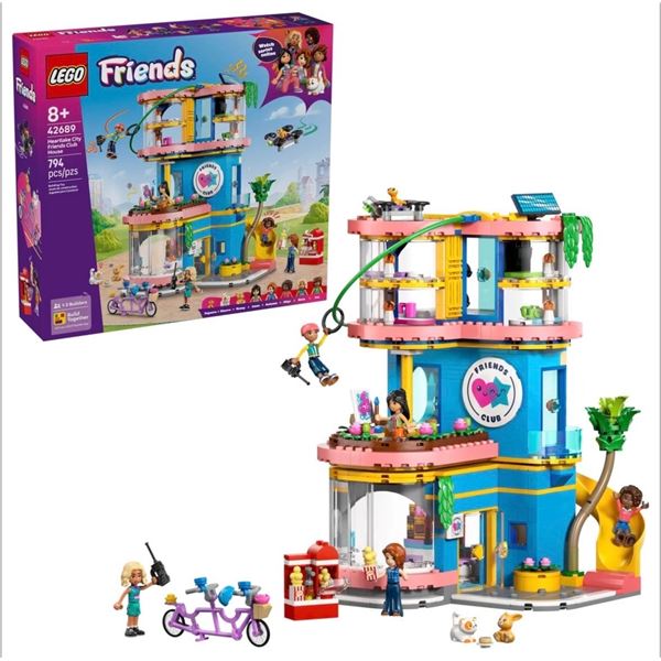BNIB LEGO Heartlake City Friends Club House, RV: $119.9 (#42689)