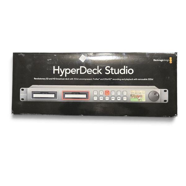 Blackmagic Design HyperDeck Studio Pro 2 HYPERD/ST/PRO2 RV: $1500