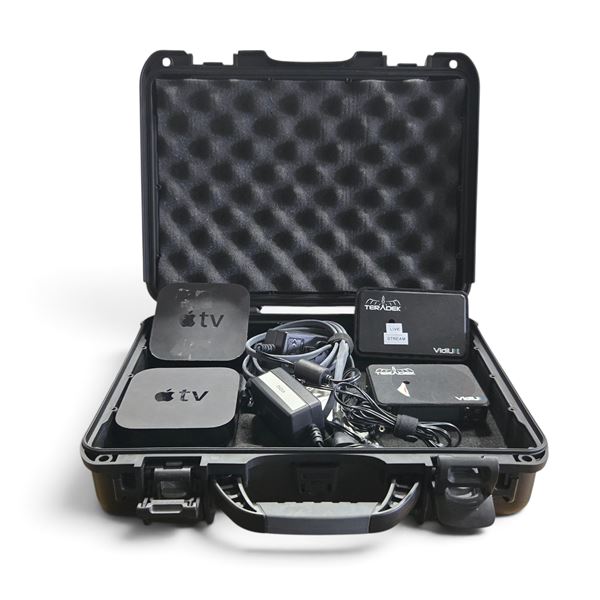 Case w/2x Apple TV's & Teradek Vidiu & Pro
