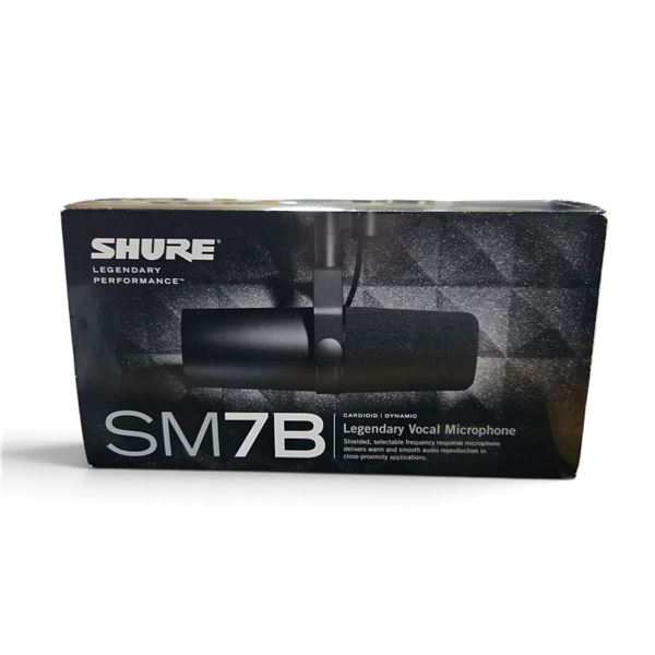 Shure SM7B Dynamic Vocal Microphone for Podcasting & Streaming RV: $569