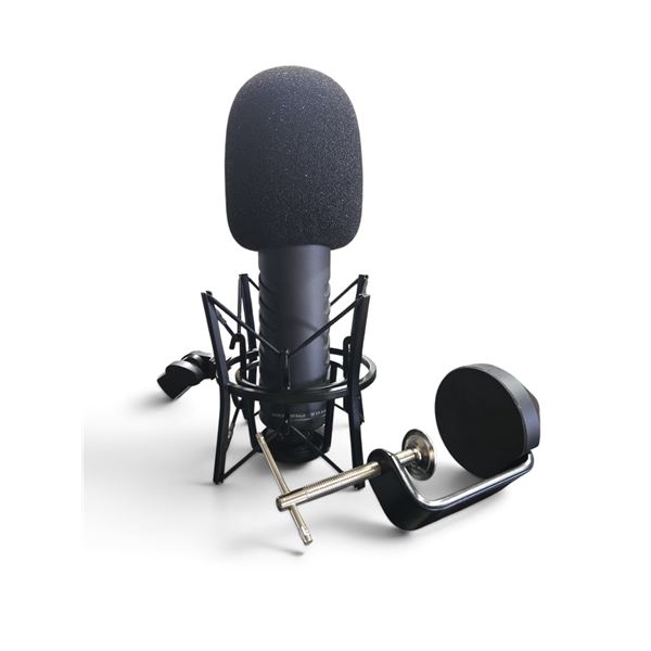 Rode Procaster Broadcast Dynamic Vocal Microphone RV: $330 w/Stand & Attachments