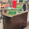 Image 4 : French Style 7-Drawer Chest (50in H) & (2) Vintage Green Depression Glass Bowls