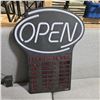 Image 2 : Group of 2 Open Signs