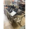 Image 1 : Modern Grey Wood Dining Table w/6 Chairs (Approx. 75x36x30)