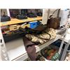 Image 2 : Vintage Leather Luggage, Designer Handbags (Coach, Alligator), & Breweriana Barware Collectibles Lot