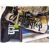 Image 6 : Vintage Leather Luggage, Designer Handbags (Coach, Alligator), & Breweriana Barware Collectibles Lot
