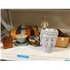 Image 1 : Group of Blanket, Buddha, Tea Cups, Figurine, Etc.