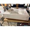 Image 3 : Shelf Lot of Misc - Heavy-Duty Blue Vise, Red Stand Mixer, 3 Tier Cart, Framed Art, Etc.
