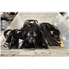 Image 1 : Tub of Pro Audio Cables (XLR & 1/4") with AC Adapters