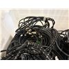 Image 3 : Tub of Pro Audio Cables (XLR & 1/4") with AC Adapters