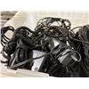 Image 4 : Tub of Pro Audio Cables (XLR & 1/4") with AC Adapters