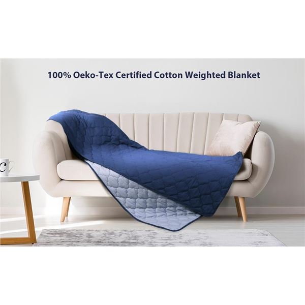 Sagino Weighted Blanket Dark Blue