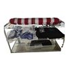 Image 1 : Group of Misc - Various Flags, Metropolitan Police Badges, Press Pass, Keyboards, Bag, Etc.